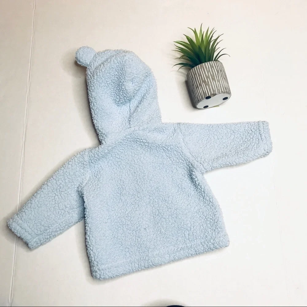 CARTER’S Bear Blue Sherpa Hood Jacket